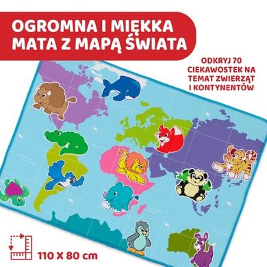 Chicco, Edu4you, Poznaj Świat - baw się i koduj, mata edukacyjna