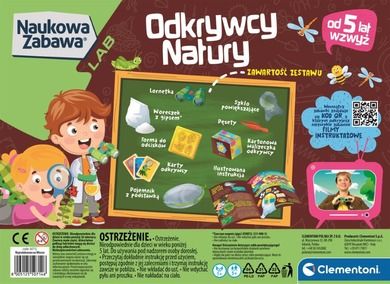 Clementoni, Naukowa zabawa, Odkrywcy natury, zestaw edukacyjny