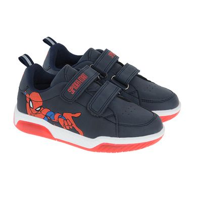 Cool Club, Buty sportowe chłopięce, granatowe, świecąca podeszwa, Spider-Man