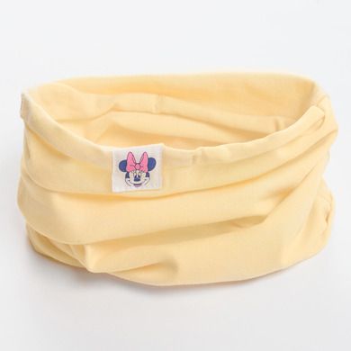 Cool Club, Komplet dziewczęcy, Czapka, Komin, żółty, Myszka Minnie