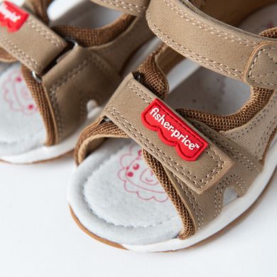Cool Club, Sandały chłopięce, pachnące, brązowe, skórzana wkładka, Fisher-Price