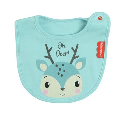 Cool Club, Śliniak dziewczęcy, mix, Fisher-Price, zestaw, 3 szt.