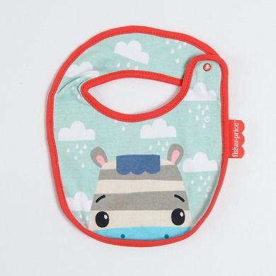 Cool Club, Śliniak niemowlęcy, mix, zwierzęta, Fisher-Price, zestaw, 3 szt.