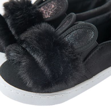 Cool Club, Trampki slip on dziewczęce, czarne