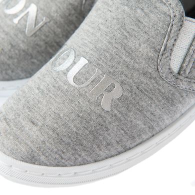 Cool Club, Trampki slip on dziewczęce, szare melanż