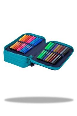 CoolPack, Jumper 3, piórnik potrójny z wyposażeniem, Happy unicorn