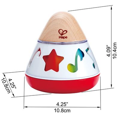 Hape, obrotowe muzyczne pudełko, zabawka niemowlęca
