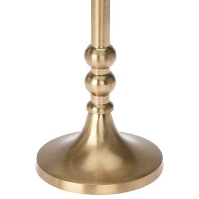 Home Styling Collection, świecznik aluminiowy, złoty, 17 cm