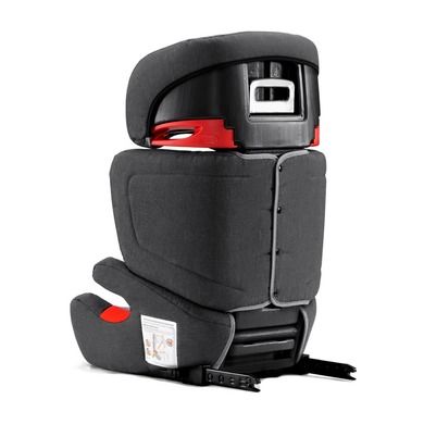 Kinderkraft, Junior Fix, fotelik samochodowy, 15-36 kg, black, gray