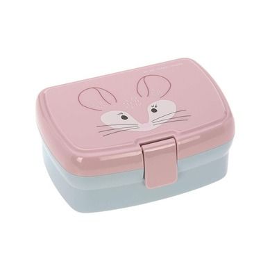 Lassig, About Friends, Szynszyla, zestaw na lunch: lunchbox + tritanowa butelka, 460 ml
