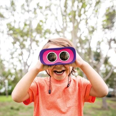 Learning Resources, GeoSafari Jr., lornetka dla dzieci, 2x, różowa