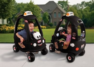 Little Tikes, Cozy Coupe, Taxi, jeździk, czarny