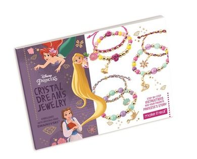 Make it Real, Disney Princess, zestaw do tworzenia bransoletek, z kryształkami Swarovskiego