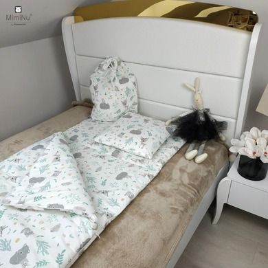 MimiNu, Leśni Przyjaciele, śpiworek przedszkolaka z woreczkiem + poduszka
