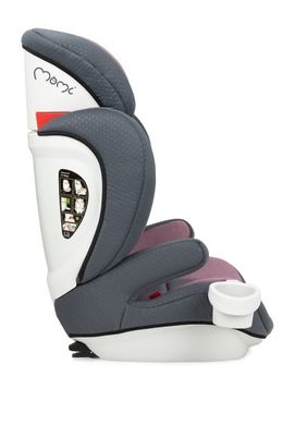 MoMi, Quick Fix, fotelik samochodowy, 15-36 kg, różowy