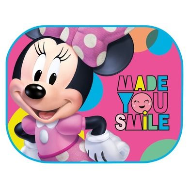Myszka Minnie, zasłonka przeciwsłoneczna na szybę, 44-35 cm, 2 szt.