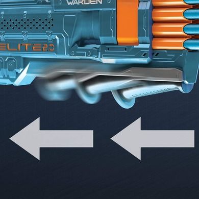 Nerf Elite 2.0, Warden DB-8, wyrzutnia i 16 strzałek