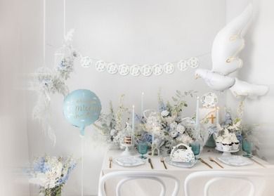 PartyDeco, balon foliowy, gołąb, 80-100 cm