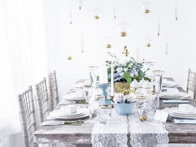 PartyDeco, ozdobne pudełeczka, gałązki, biały, 6-3,5-5,5 cm, 10 szt.