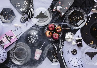 PartyDeco, torebka na prezenty Kot, mix, 8-14-18 cm, 1 szt.