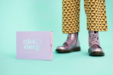 PartyDeco, zestaw prezentowy Girl Gang Goodie Box, mix, 19-15-4 cm, 1 szt.