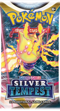 Pokemon TCG: Silver Tempest Booster, gra karciana, dodatek, 1 szt.