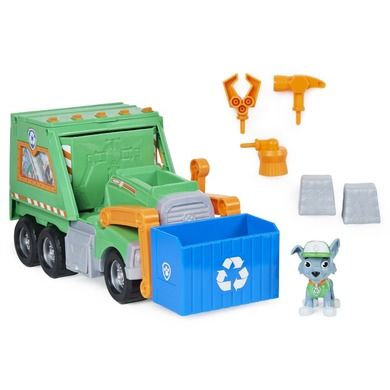 Psi Patrol, ciężarówka do recyklingu Rocky'ego, pojazd z figurką