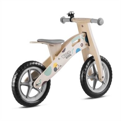 Ricokids, rowerek biegowy, 12 cali, drewniany