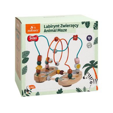 Smiki, drewniany labirynt, przeplatanka