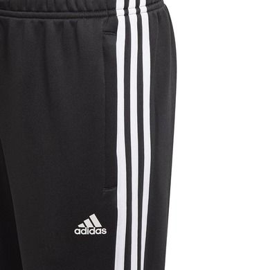 Spodnie dresowe chłopięce, czarne, dresowe adidas B 3S PT