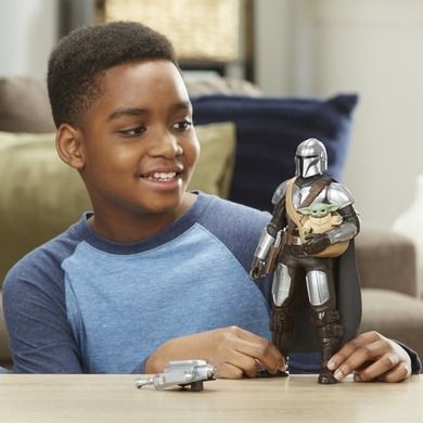 Star Wars, Galactic Action, Mandalorian, figurka z dźwiękiem, 30 cm
