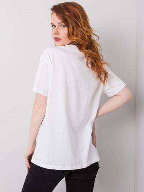 T-shirt damski, biały, H&B