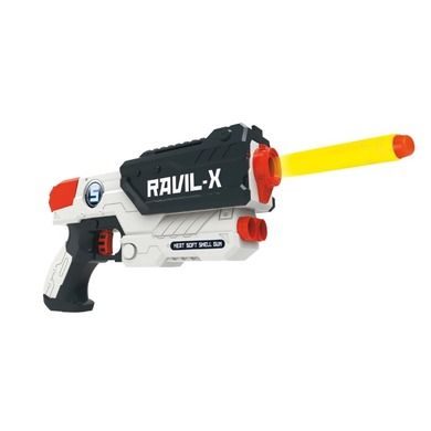 Toi-Toys, Foam Strikex, pistolet White L, 5 strzałek