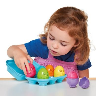 Tomy Tomies, piszczące jajeczka, zabawka interaktywna, 6szt.