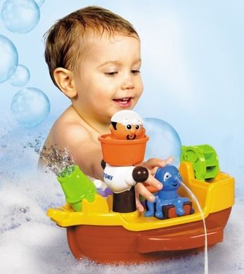 Tomy Tomies, statek piratów, zabawka do kąpieli