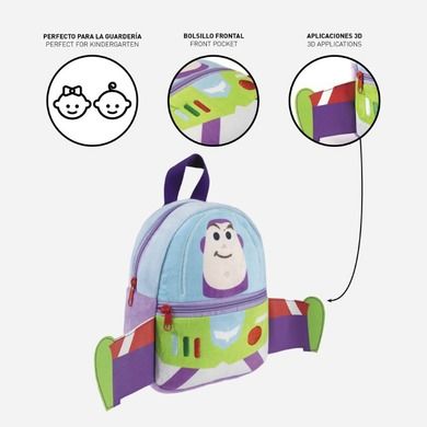 Toy Story, Buzz Astral, plecak 3D dla przedszkolaka