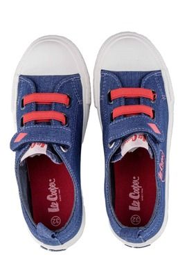 Trampki dziecięce, granatowe, Lee Cooper