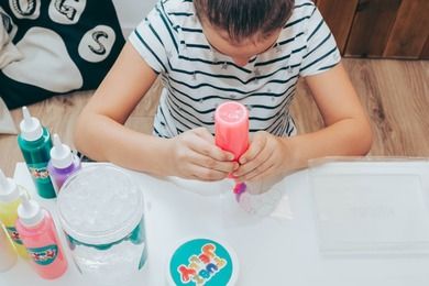 Tuban, Tubi Jelly, 6 kolorów, małe akwarium, zestaw kreatywny, jednorożec