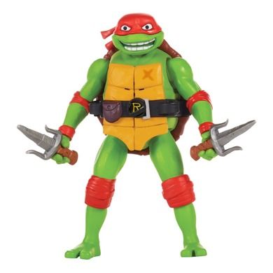 Wojownicze Żółwie Ninja, Zmutowany chaos, Rafaello, Deluxe, figurka z dźwiękiem, 14 cm