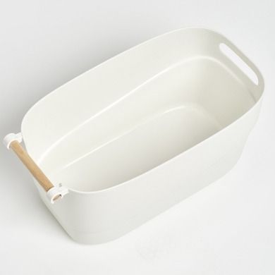 Zeller, organizer na akcesoria łazienkowe, 40-21,5-18 cm, biały