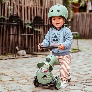 Scoot & Ride, Highwaykick 1, Lifestyle, jeździk i hulajnoga 2w1, Green Lines