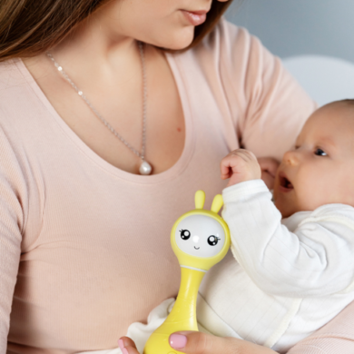 Alilo, Króliczek Smarty Bunny, zabawka interaktywna, żółta