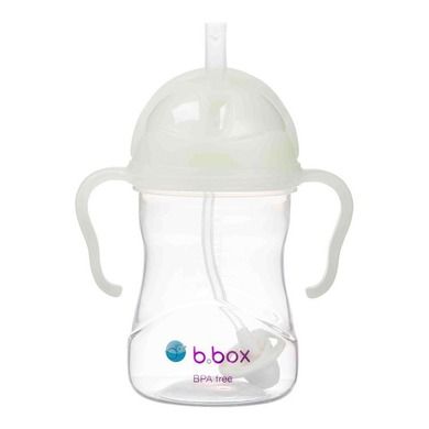 B.Box, bidon ze słomką, świecący w ciemności, 240 ml