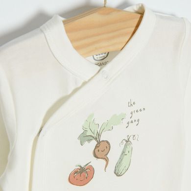 Cool Club, Body chłopięce z długim rękawem, bawełna organiczna, beżowe, ecru, zestaw, 2 szt.