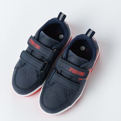 Cool Club, Buty sportowe chłopięce, granatowe, świecąca podeszwa, Spider-Man