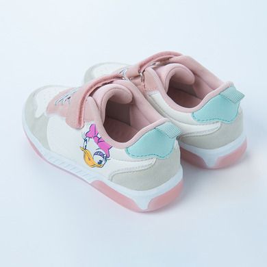 Cool Club, Buty sportowe dziewczęce, białe, świecąca podeszwa, Daisy
