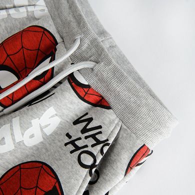 Cool Club, Dres chłopięcy, szary melanż, Spider-Man