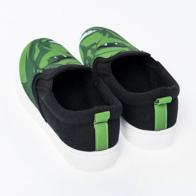 Cool Club, Trampki slip on chłopięce, czarne, Hulk, The Avengers