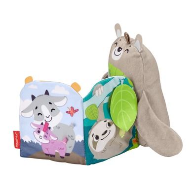 Fisher-Price, Miękkie zwierzątka, książeczka aktywizująca, zabawka niemowlęca