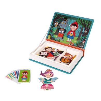Janod, Magnetibook, Świat baśni, magnetyczna układanka
